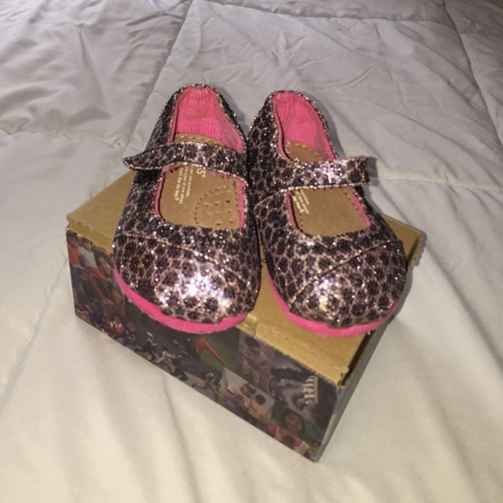 Vintage TOMS glittery- mary janes - Picture 1 of 3